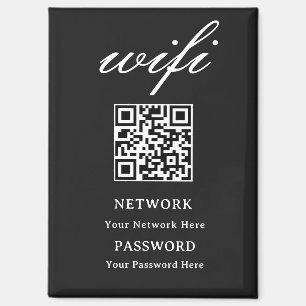 Magnet Modern Wifi Password Network