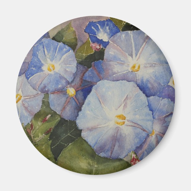 MAGNET - Morning Glory Watercolour (Front)