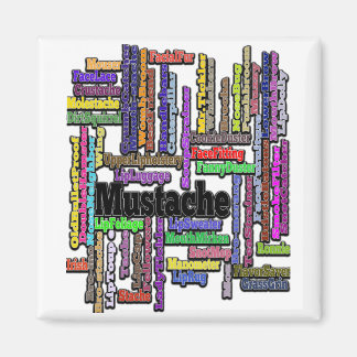 Magnet Moustache Moustache Text Fridge Refrigerato
