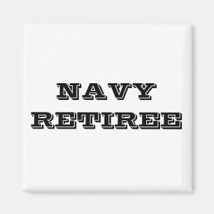 Magnet Navy Retiree