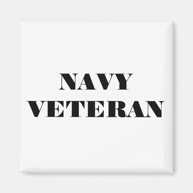 Magnet Navy Veteran (Front)