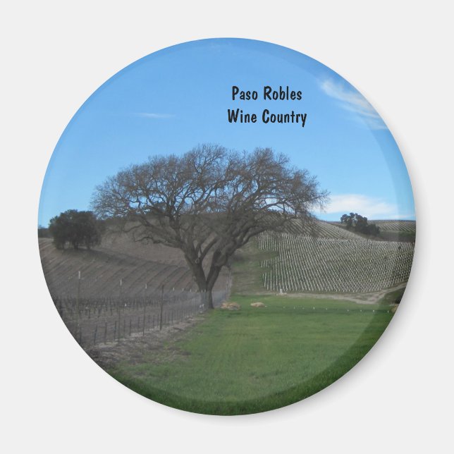 Magnet: Paso Robles, CA Wine Country Magnet (Front)