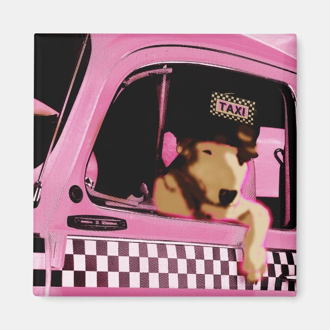 magnet "pop art" dog (Front)