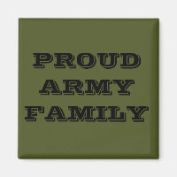 Magnet Proud Army Family