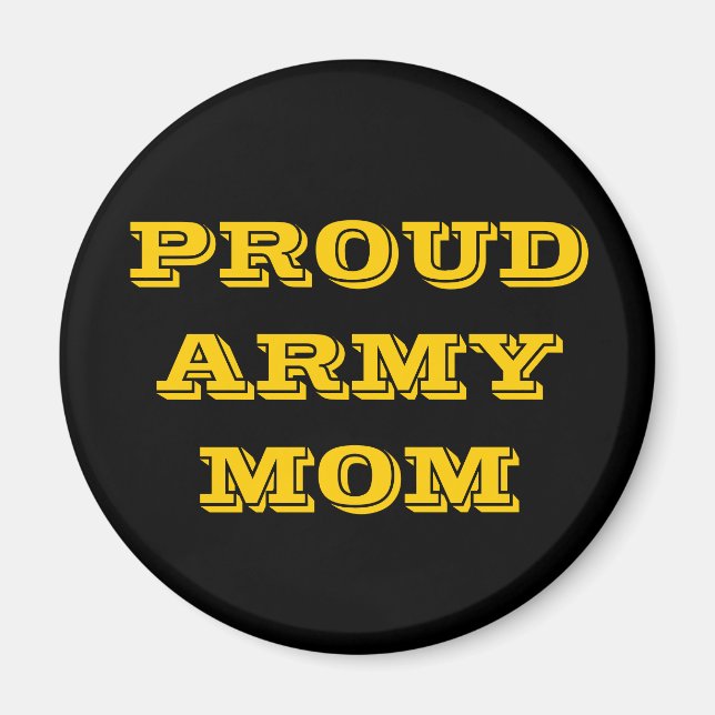 Magnet Proud Army Mum (Front)