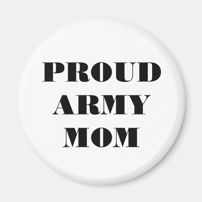 Magnet Proud Army Mum (Front)