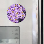 Magnet - purple flowers<br><div class="desc">Magnet containing my photography work of close up blooming flowers.</div>