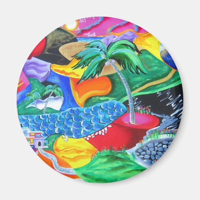 Magnet - Relax on Caribbean Vacation (Front)