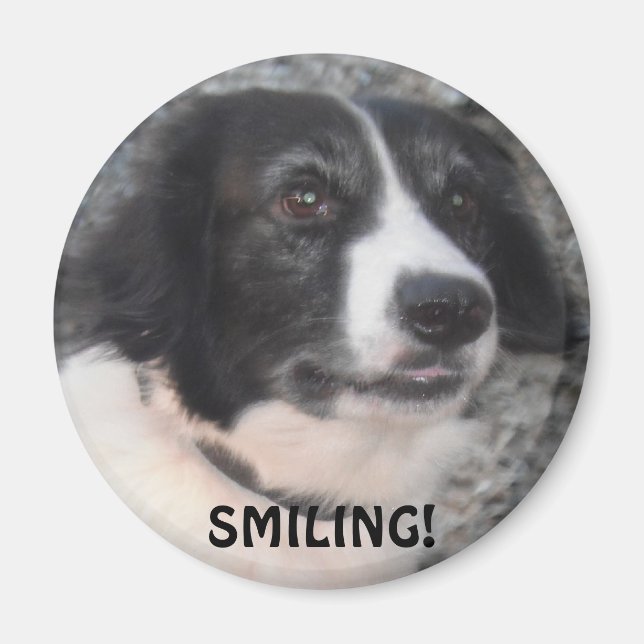 Magnet Sprollie VIsiting Castle Smiling (Front)