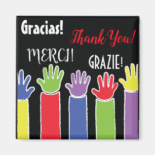 Magnet Square Thanks A Lot Magnet