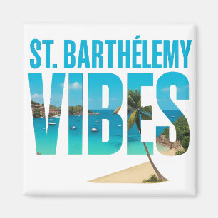 Magnet St. Barthelemy Vibes Tropical memory