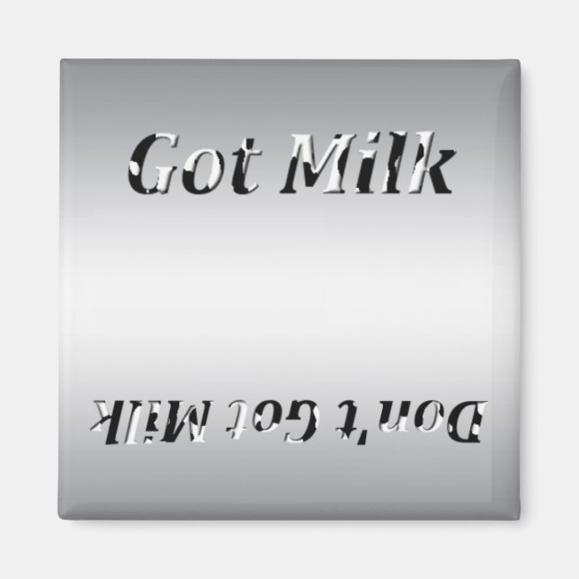 Magnet - status of milk in fridge  (Front)
