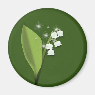 Magnet strand sparkling muguet