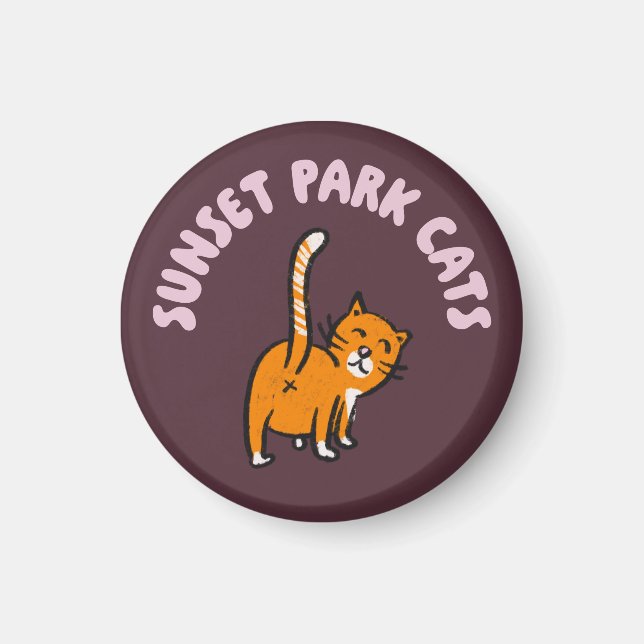 Magnet: Sunset Park Cats (Lil Pete) Magnet (Front)