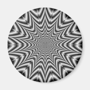 Magnet   Super Nova in Black and White