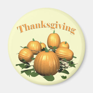 Magnet - Thanksgiving Pumpkin Patch