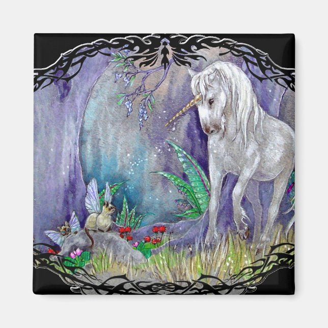 Magnet - Unicorn Fairy Cats (Front)