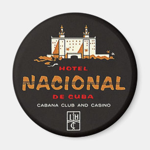 Magnet Vintage Hotel Nacional de Cuba Club Casino