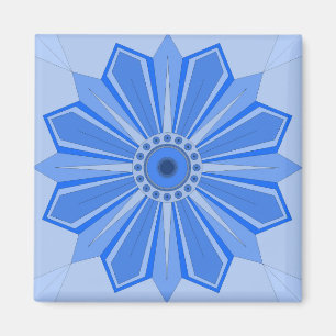 Magnet with an art of flower