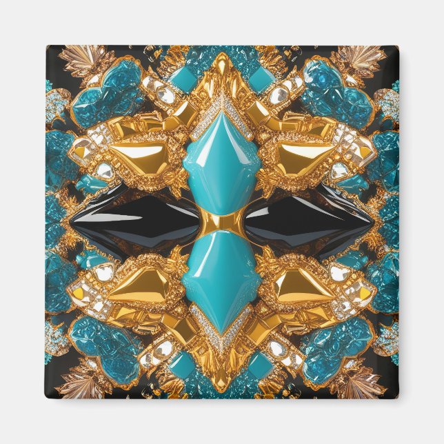 Magnet with Bahamas Colours Design (Front)