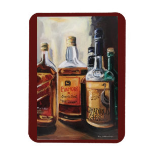 Magnet with bottles