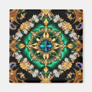 Magnet with Brazilian Colours Design