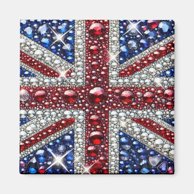 Magnet with British Colours Design (Front)