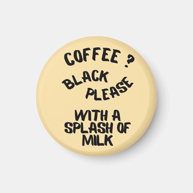 magnet with coffee wishes (Front)