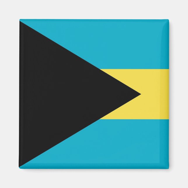 Magnet with Flag of Bahamas (Front)