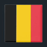Magnet with Flag of Belgium<br><div class="desc">Display your Belgian pride with this charming magnet featuring the flag of Belgium! Crafted with attention to detail, this magnet is more than just a decorative piece; it's a celebration of Belgian culture and heritage. The bold design proudly showcases the iconic black, yellow, and red stripes, adding a touch of...</div>
