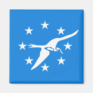 Magnet with Flag of Corpus Christi, Texas, USA