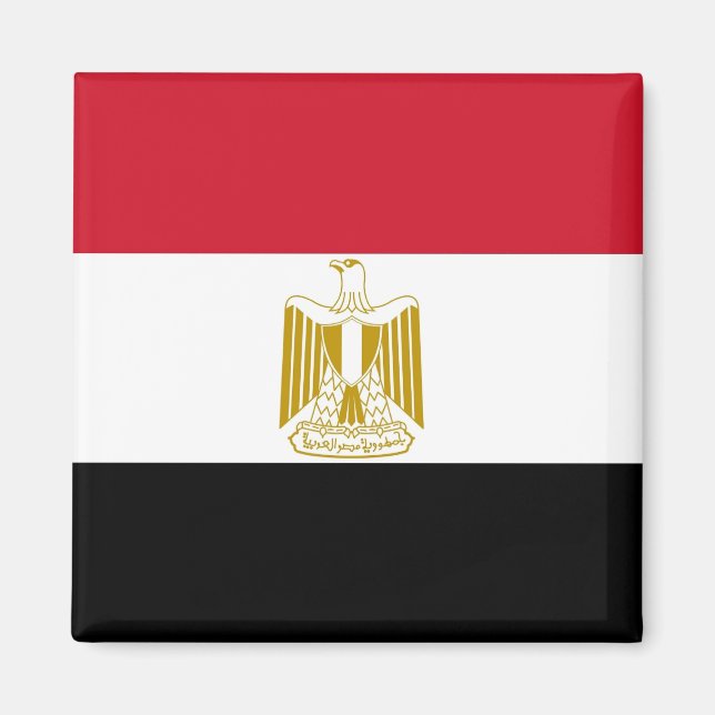 Magnet with Flag of Egypt (Front)