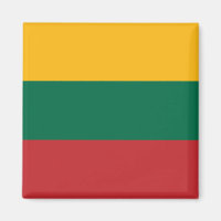 Magnet with Flag of Lithuania