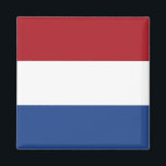 Magnet with Flag of Netherlands<br><div class="desc">Showcase your Dutch pride with our vibrant magnet featuring the flag of the Netherlands. Perfect for adding a touch of national pride to your home, office, or any magnetic surface, this magnet is a stylish and practical way to celebrate Dutch culture. The magnet features the iconic red, white, and blue...</div>