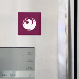 Magnet with Flag of Phoenix City, Arizona