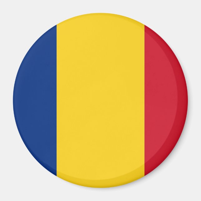 Magnet with Flag of Romania (Front)