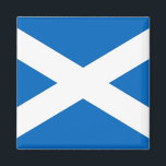 Magnet with Flag of the Scotland<br><div class="desc">Bring a piece of Scotland into your home with our magnetic tribute to the Saltire. Our magnet proudly showcases the iconic blue and white flag, instantly recognisable as a symbol of Scotland's rich history and breathtaking landscapes. Crafted with high-quality materials, this magnet is as durable as the spirit of Scotland...</div>