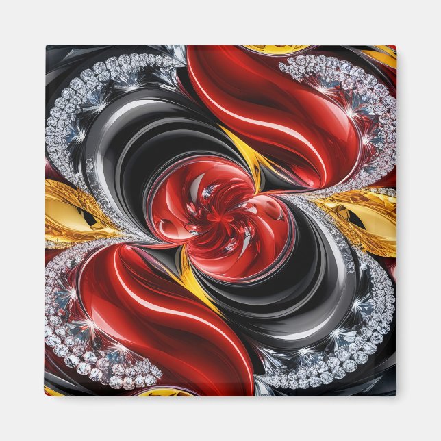 Magnet with German Colours Design (Front)