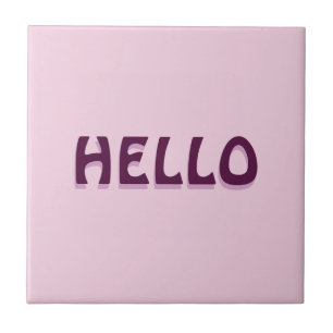 MAGNET WITH HELLO TILE