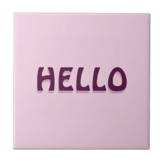 MAGNET WITH HELLO TILE
