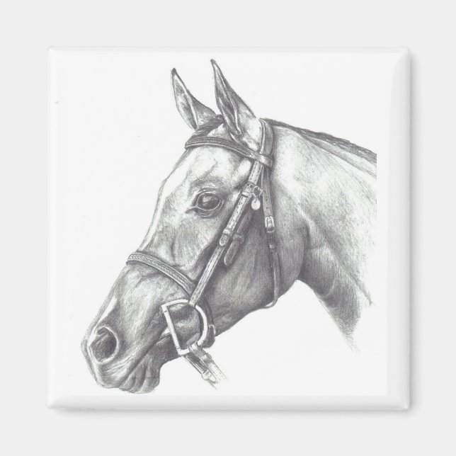 MAGNET WITH HORSE HEAD (Front)