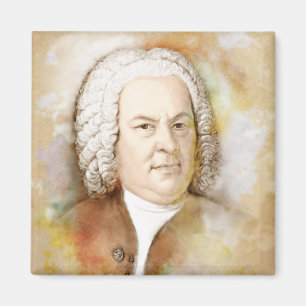 Magnet with Johann Sebastian Bach
