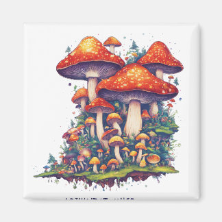 Magnet with Mashroom Design