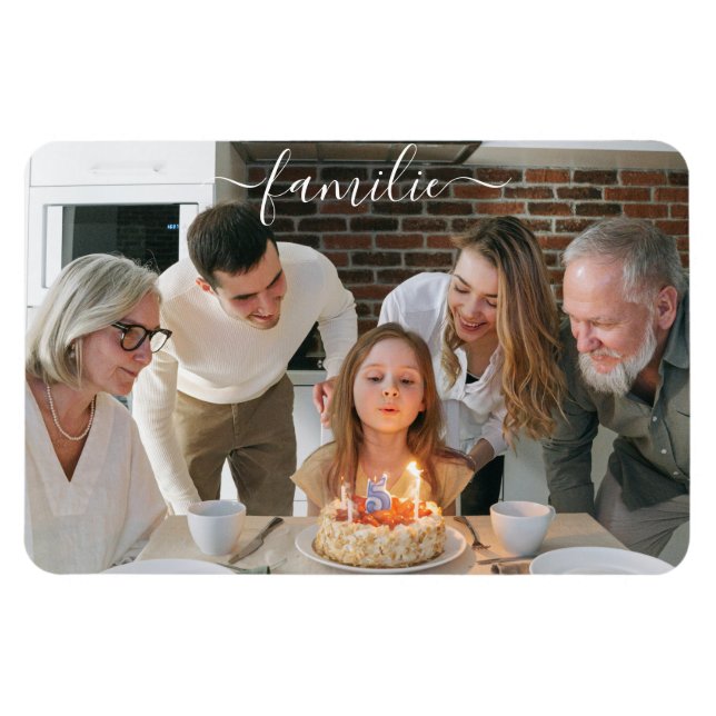 Magnet with own photos - even figures (Horizontal)