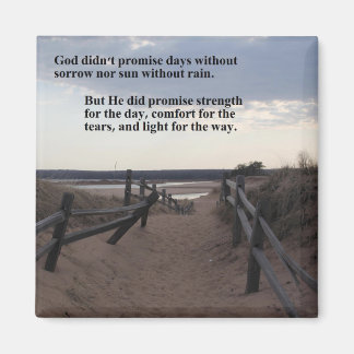 magnet with path to lake - promise of God