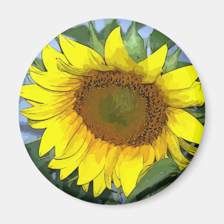 Magnet Yellow Sunflower