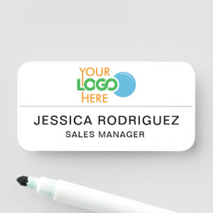 Magnetic Back Custom Name Tag for Business Staff