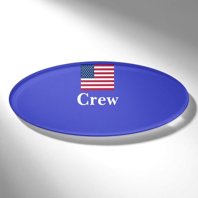 Magnetic Badge - Crew (Front)