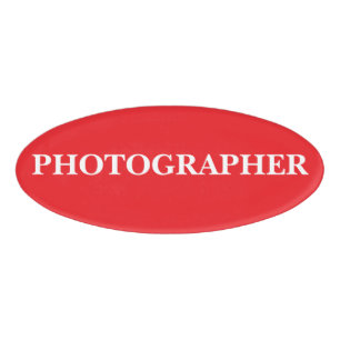 Magnetic Badge - Photographer