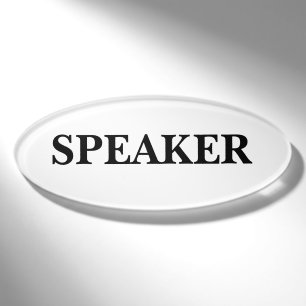 Magnetic Badge - Speaker